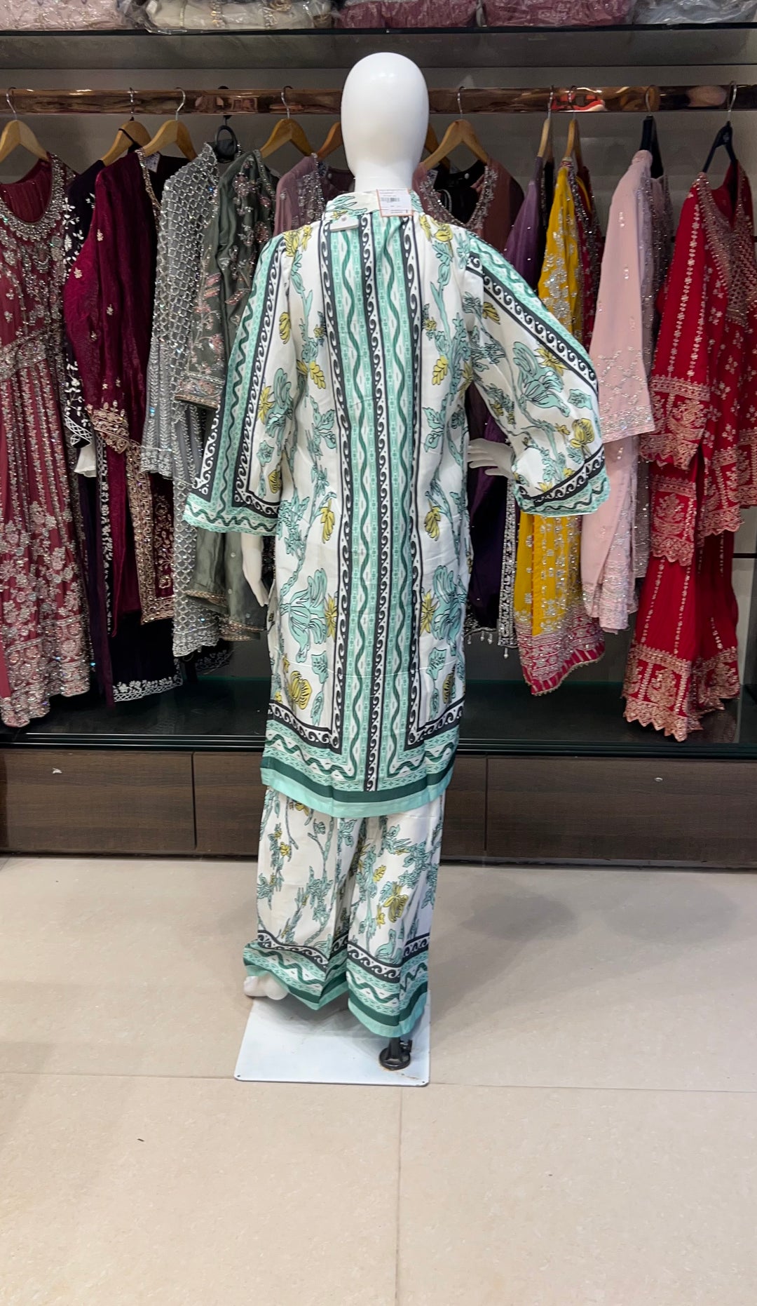 RAYON PRINTED COORD SET  -IKCP03/5