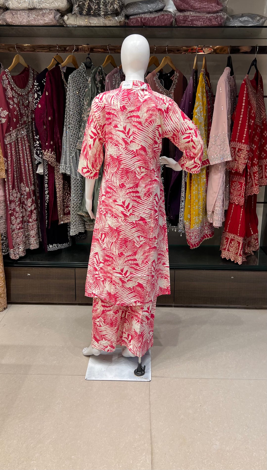 RAYON PRINTED COORD SET  -IKCP04/1