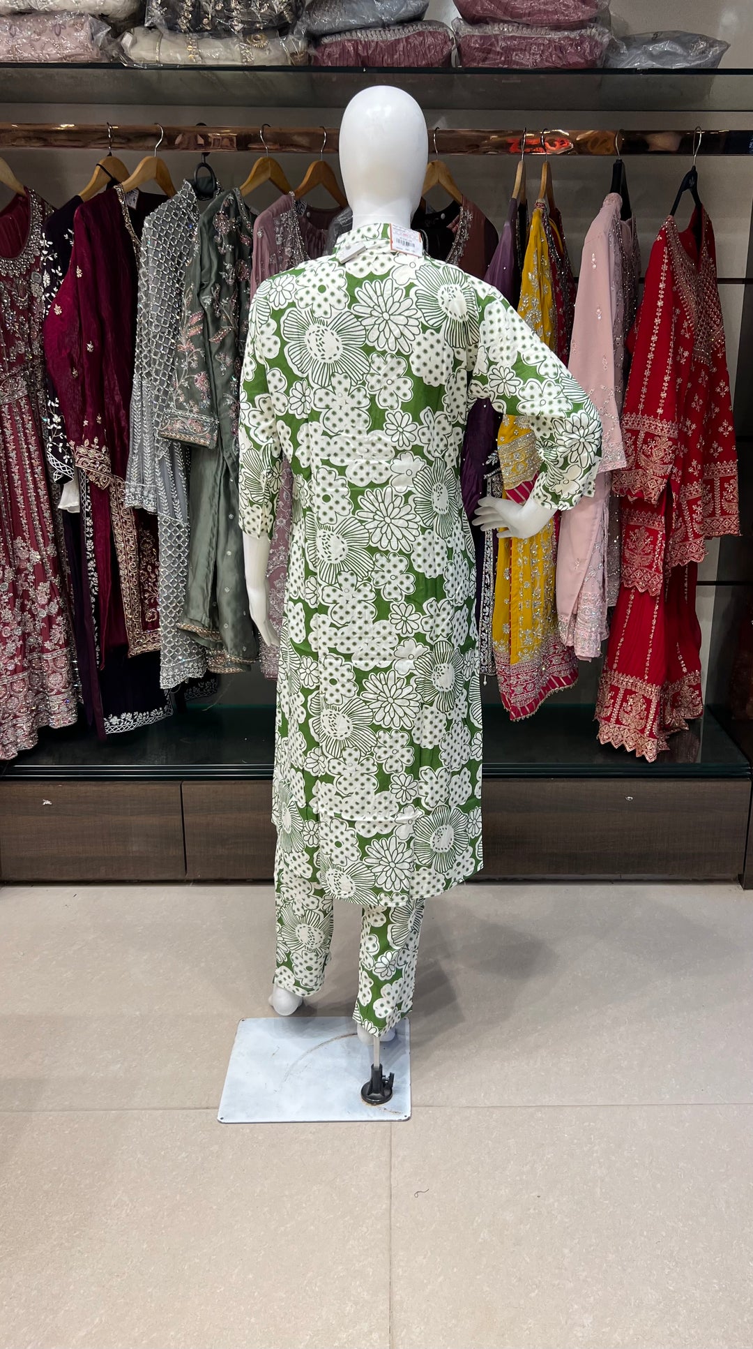 RAYON PRINTED COORD SET  -IKCP04/4