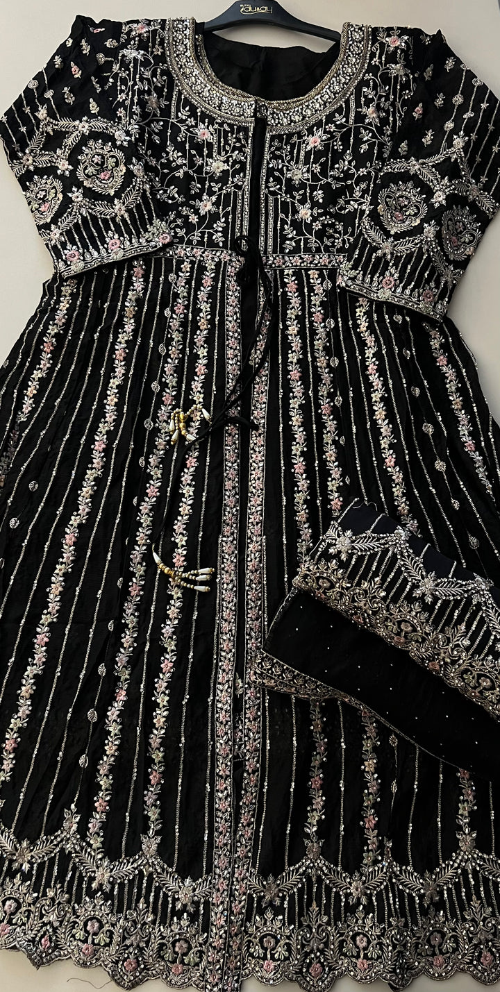 WORK DESIGNER LONG KOTI GOWN - SBS02