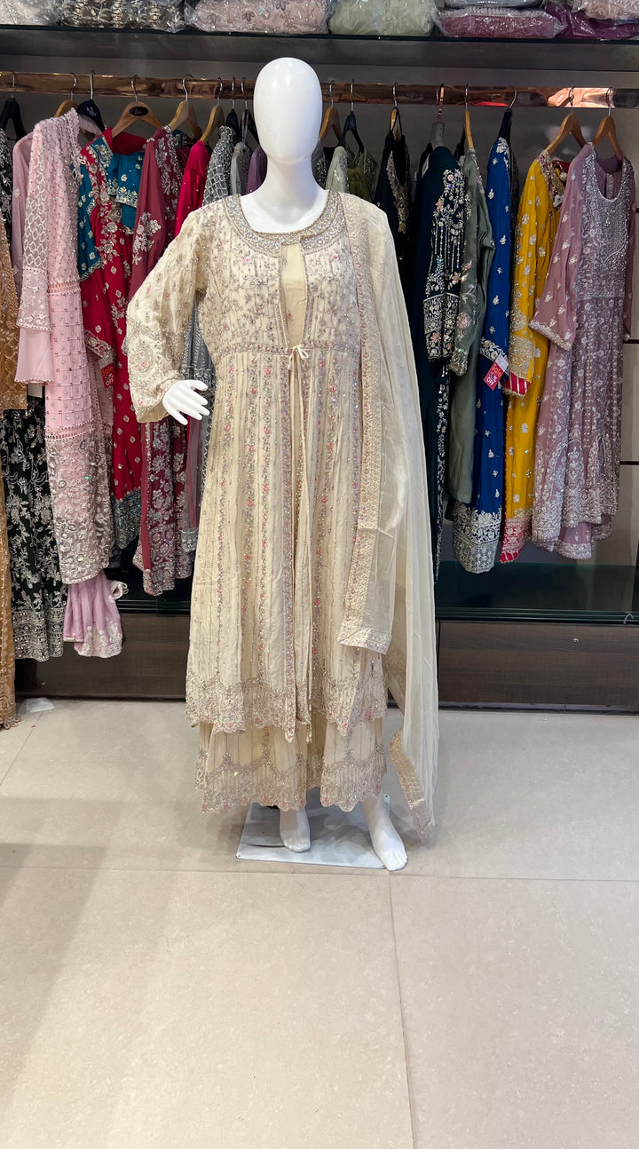 WORK DESIGNER LONG KOTI GOWN - SBS02