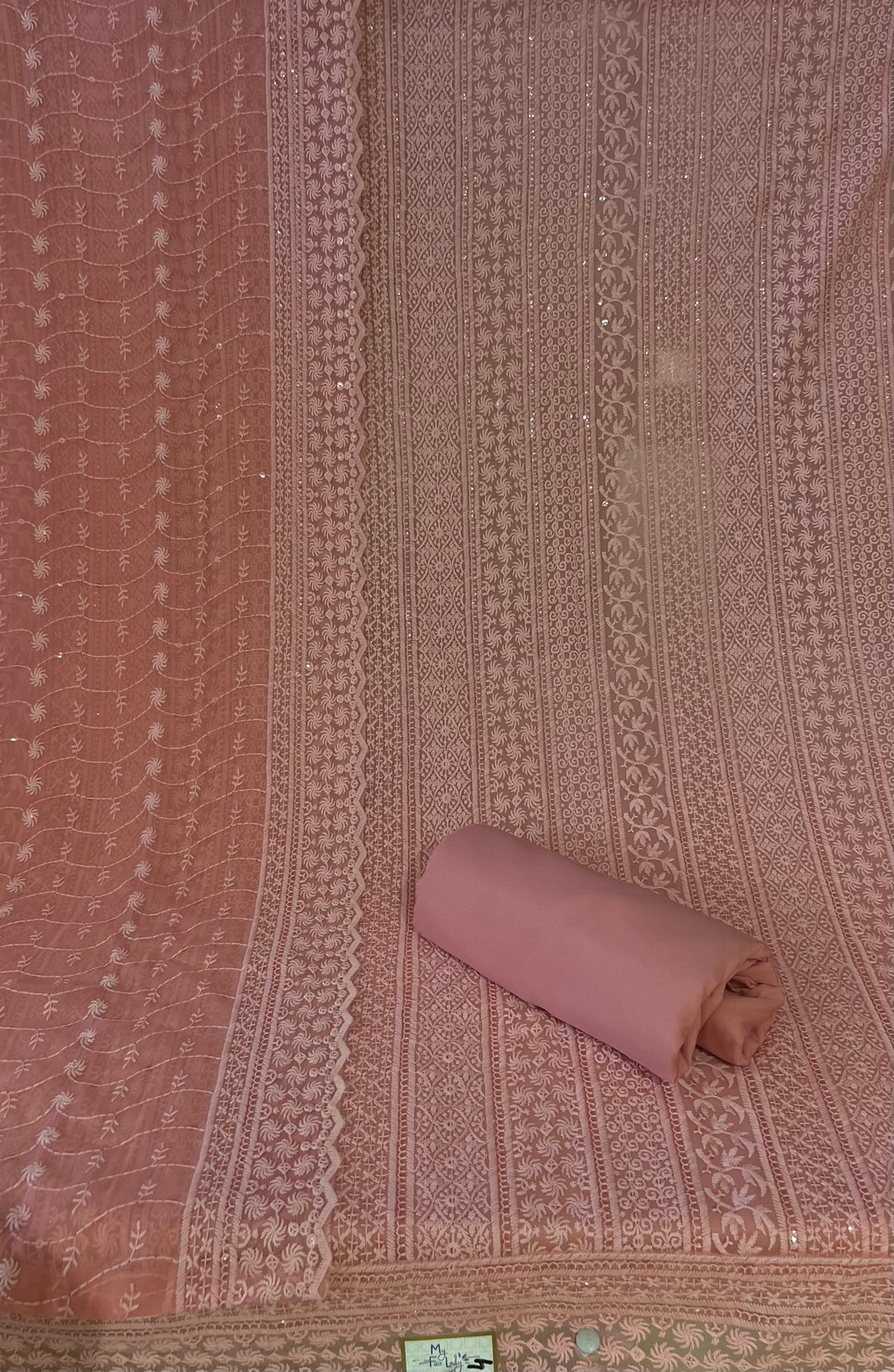 DESIGNER UNSTITCHED DRESS MATERIAL - INNA14