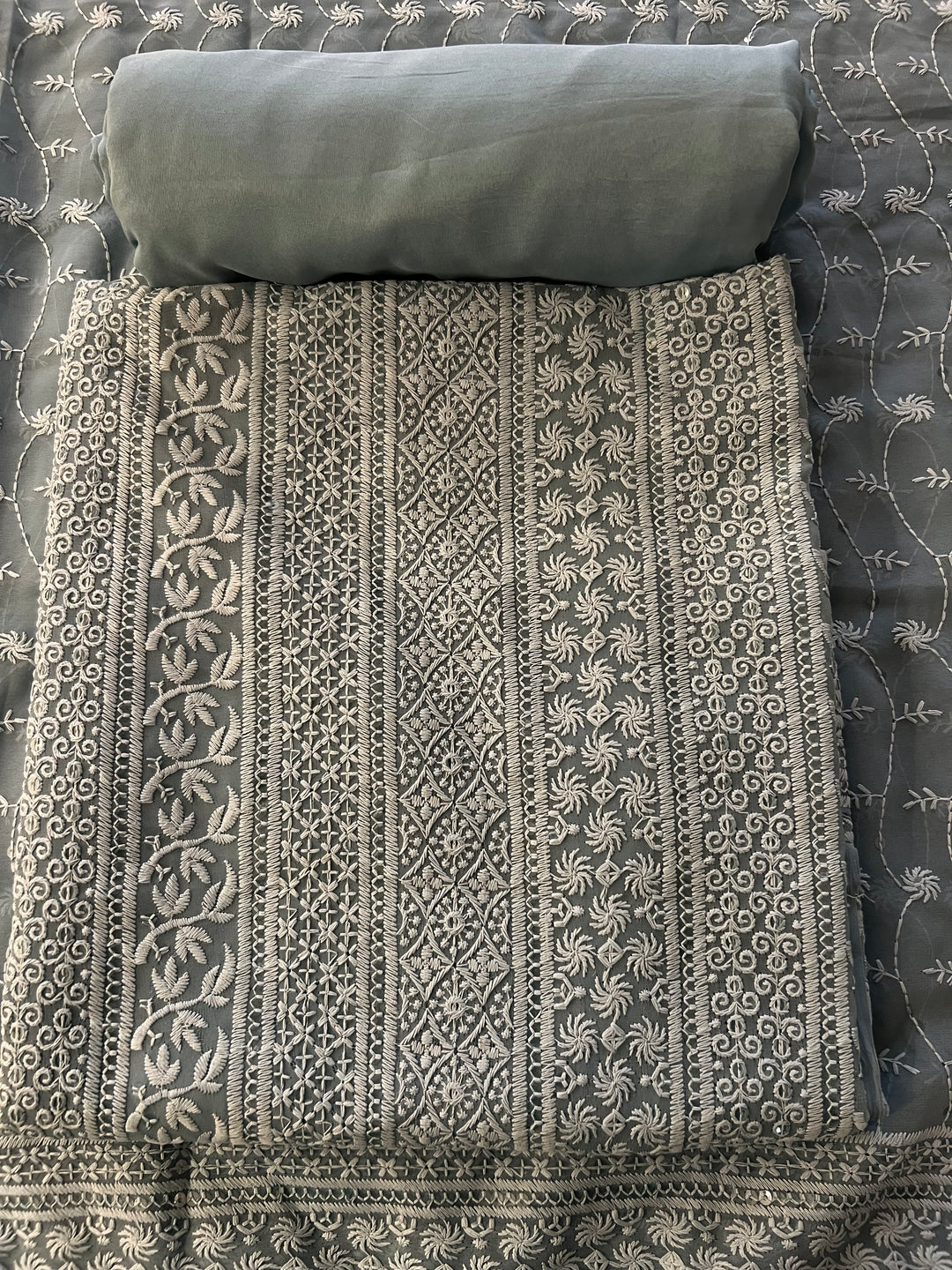 DESIGNER UNSTITCHED DRESS MATERIAL - INNA14