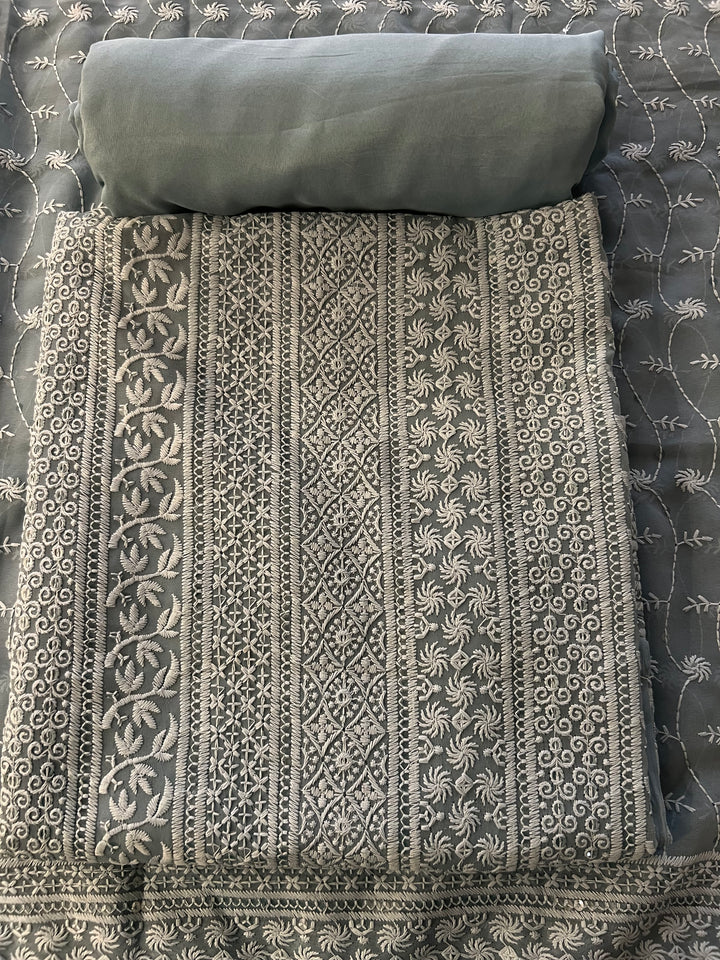 DESIGNER UNSTITCHED DRESS MATERIAL - INNA14