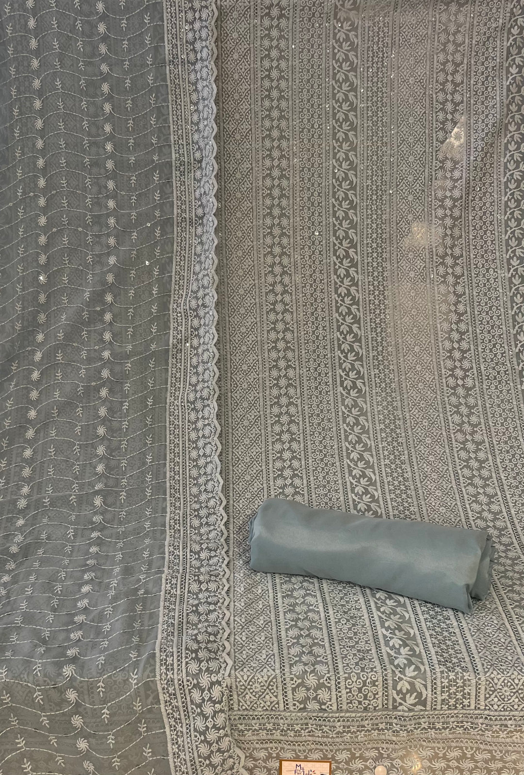 DESIGNER UNSTITCHED DRESS MATERIAL - INNA14