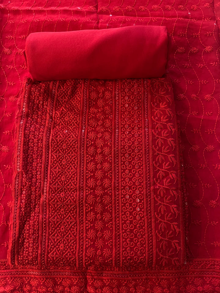 DESIGNER UNSTITCHED DRESS MATERIAL - INNA11