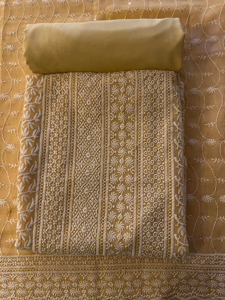 DESIGNER UNSTITCHED DRESS MATERIAL - INNA14