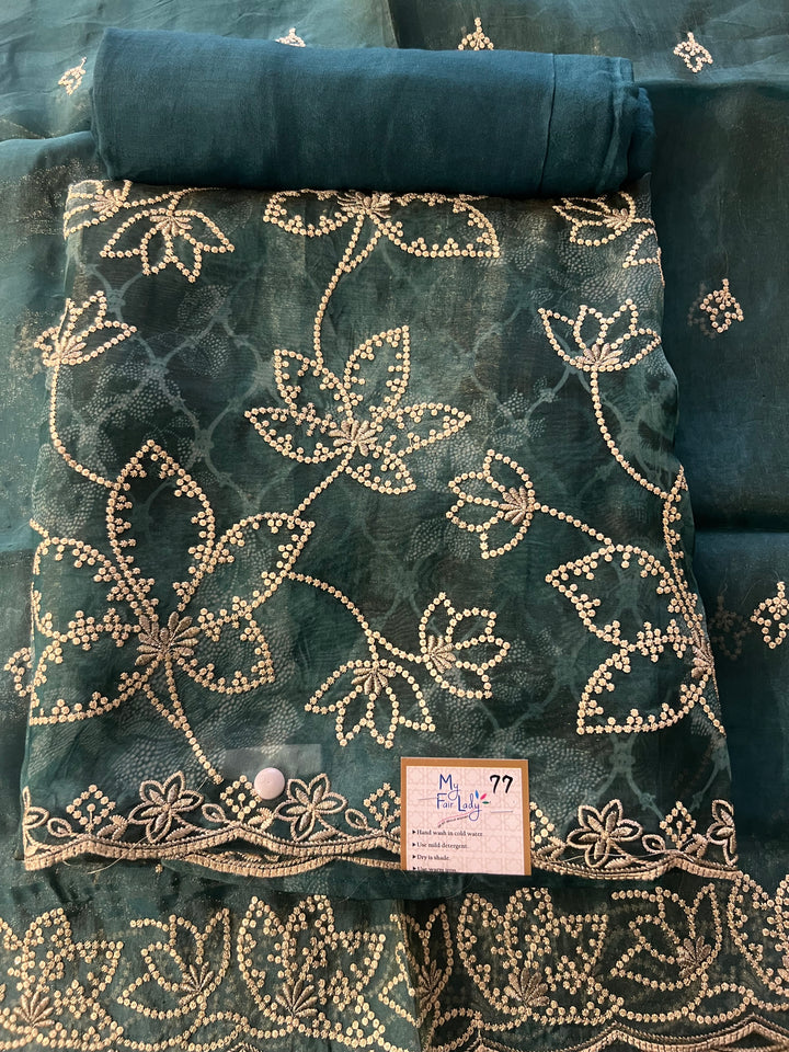 DESIGNER UNSTITCHED DRESS MATERIAL - BTA077