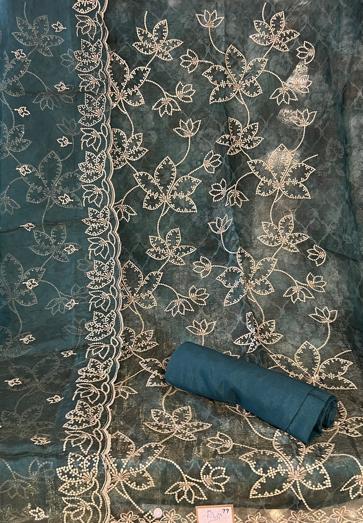 DESIGNER UNSTITCHED DRESS MATERIAL - BTA077