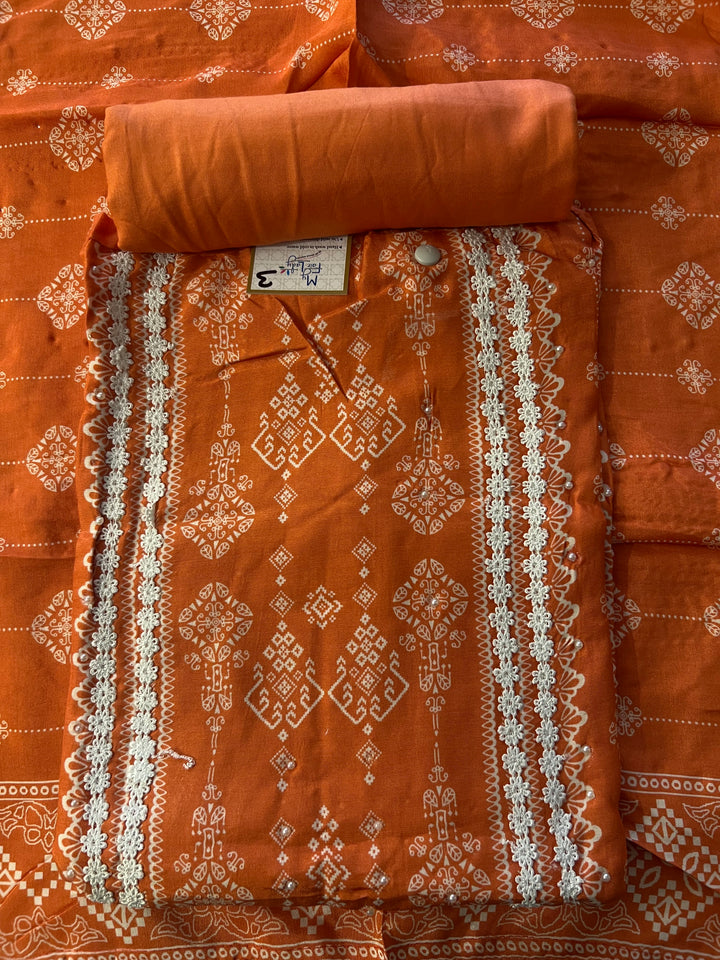 DESIGNER UNSTITCHED DRESS MATERIAL - NMIK03