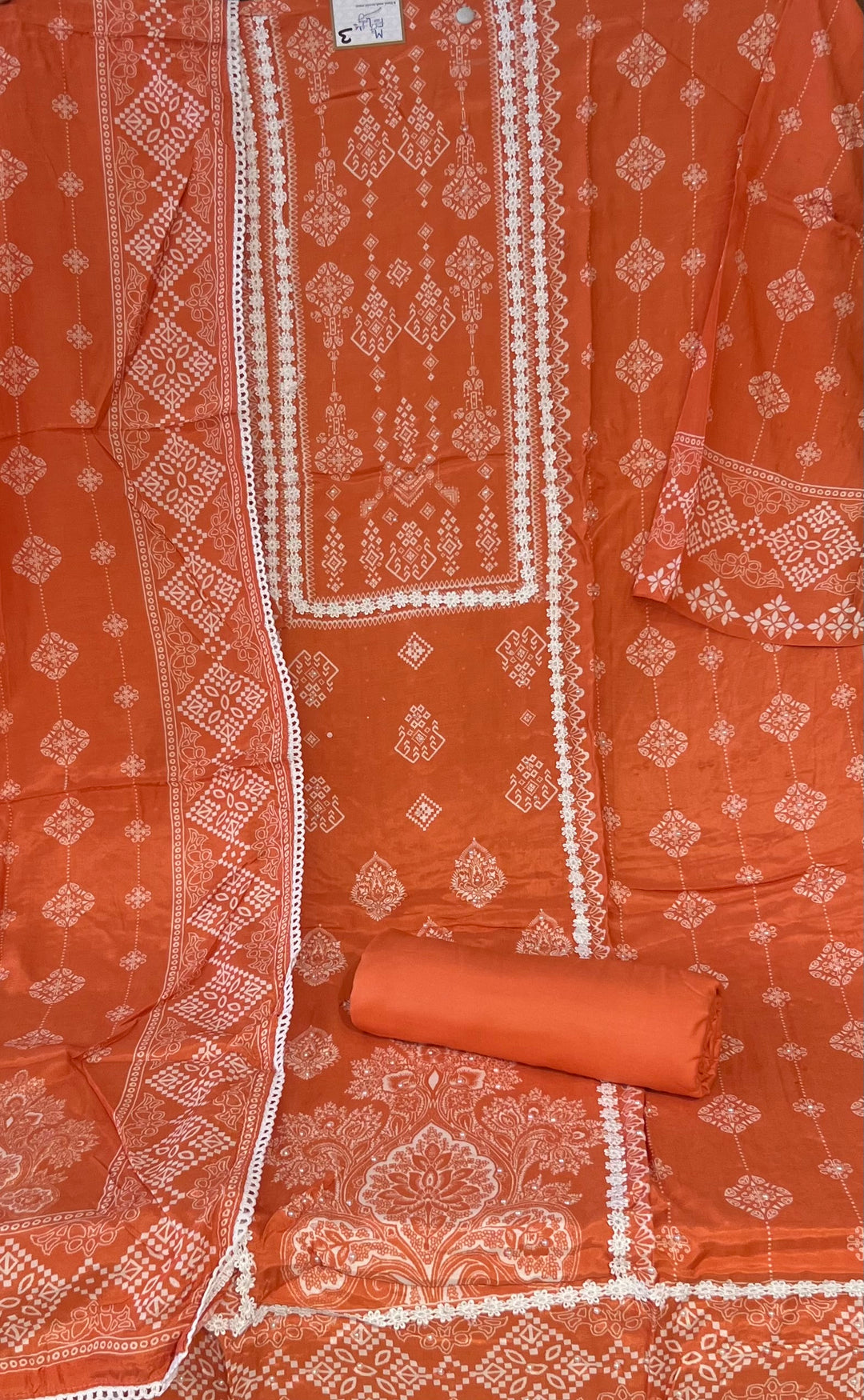 DESIGNER UNSTITCHED DRESS MATERIAL - NMIK03
