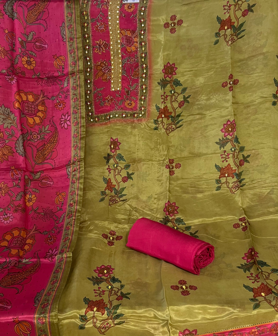 DESIGNER UNSTITCHED DRESS MATERIAL - BRT47