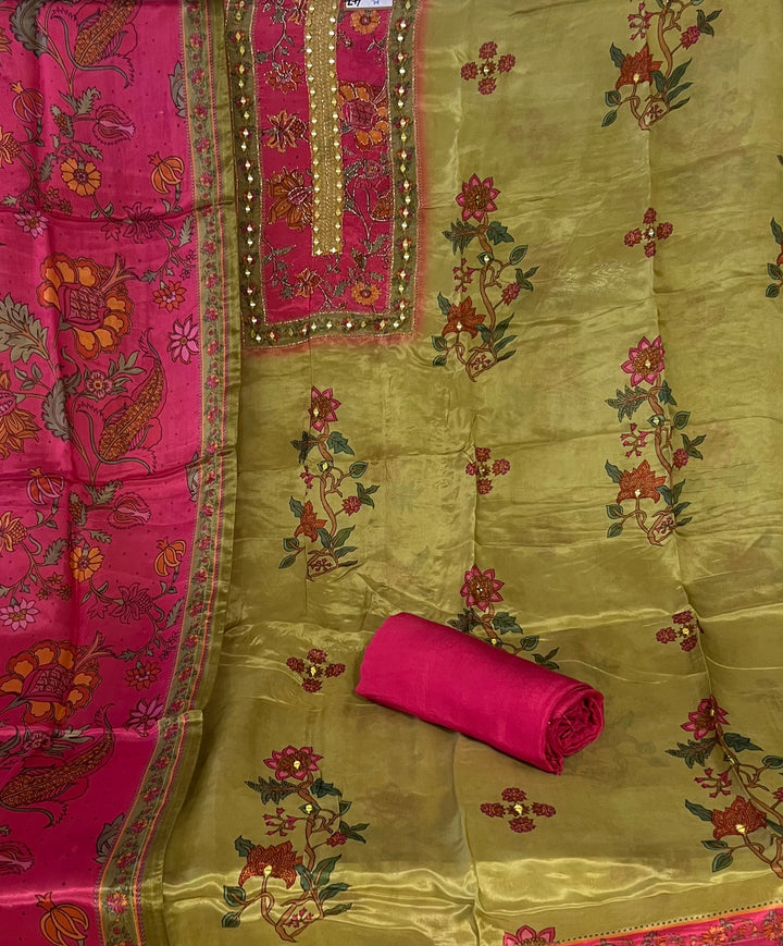 DESIGNER UNSTITCHED DRESS MATERIAL - BRT47