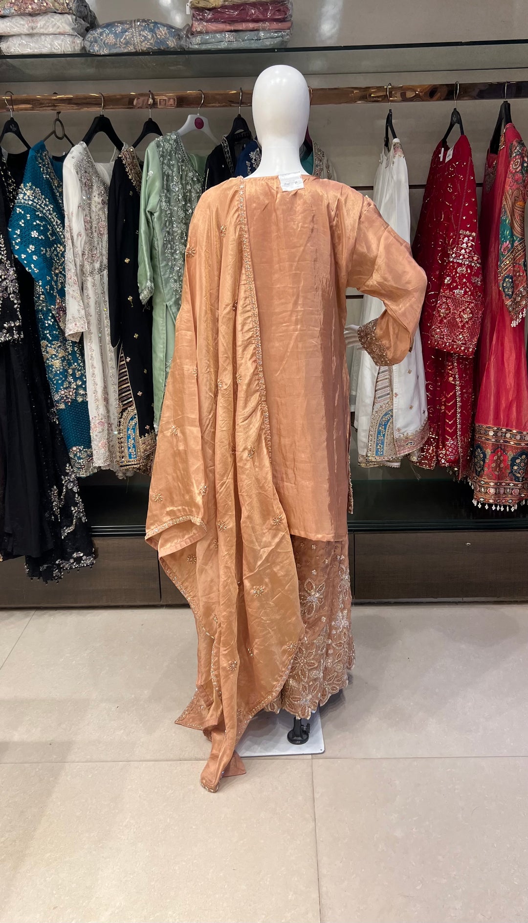 ZARI WORK DESIGNER SUIT - IKFV02