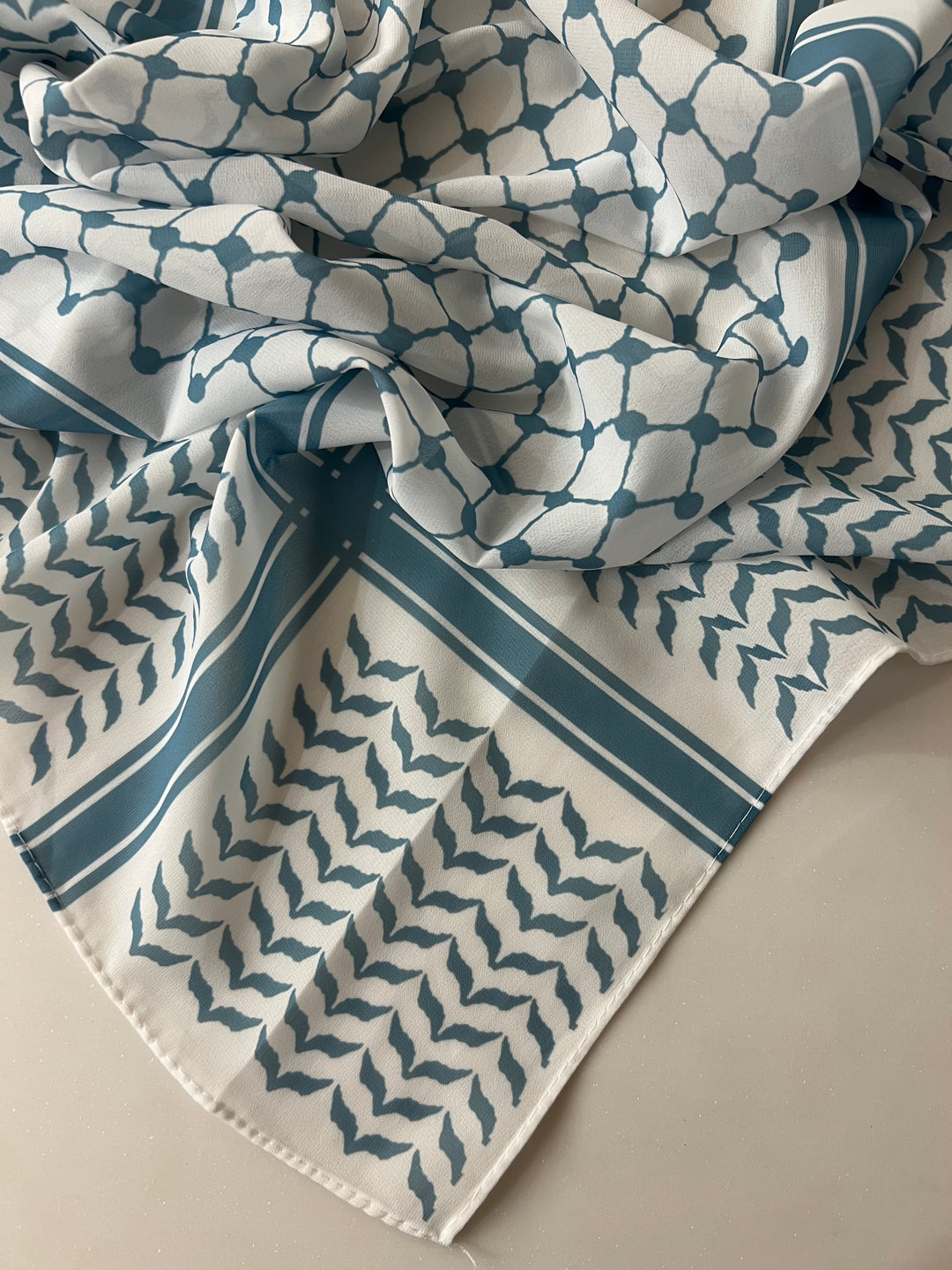 PALESTINE PRINTED NEW SCARFS (GORGETTE FABRIC) - BJ004