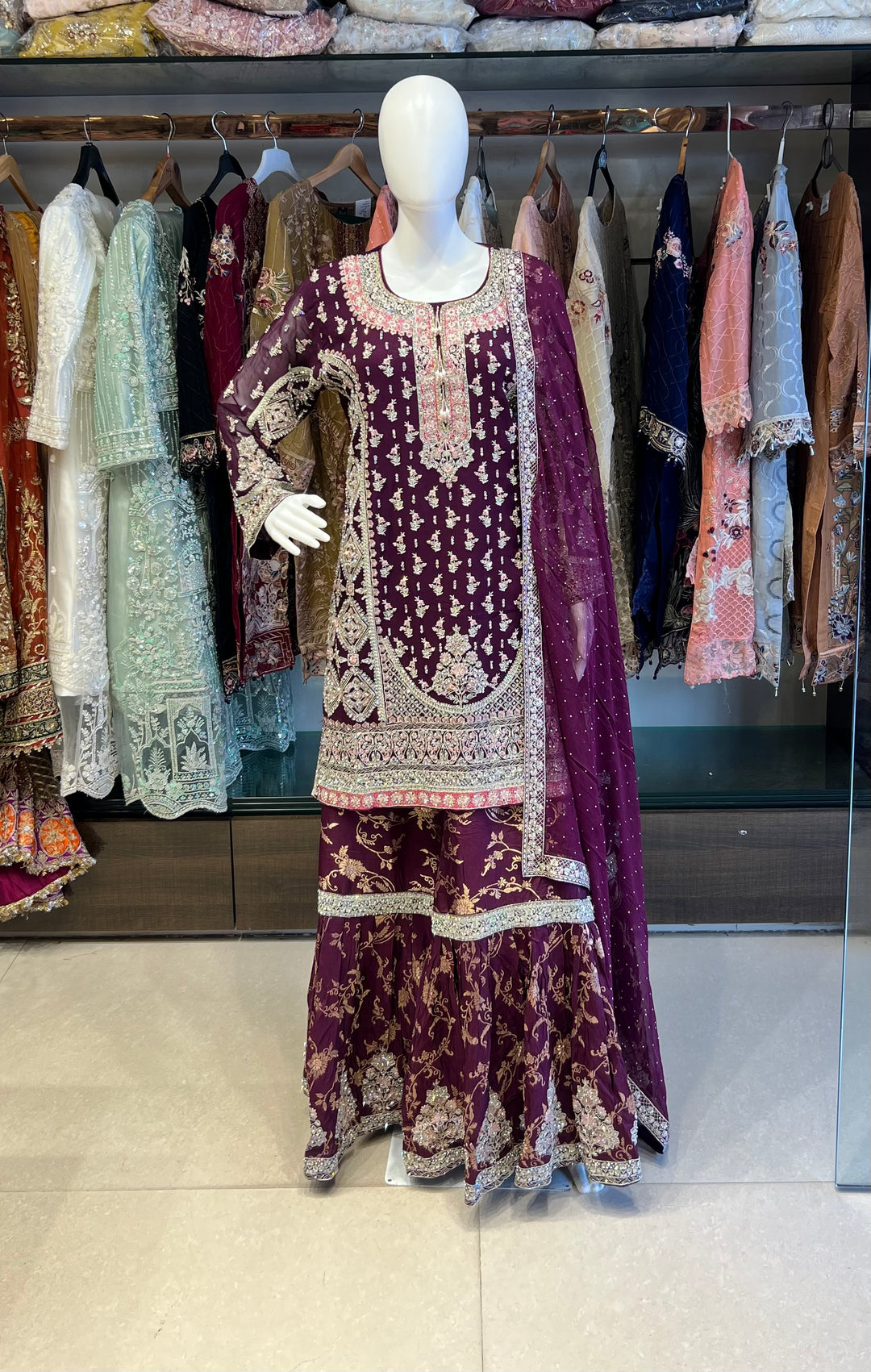 NOOR DESIGNER FARSHI SUITS - BRT06