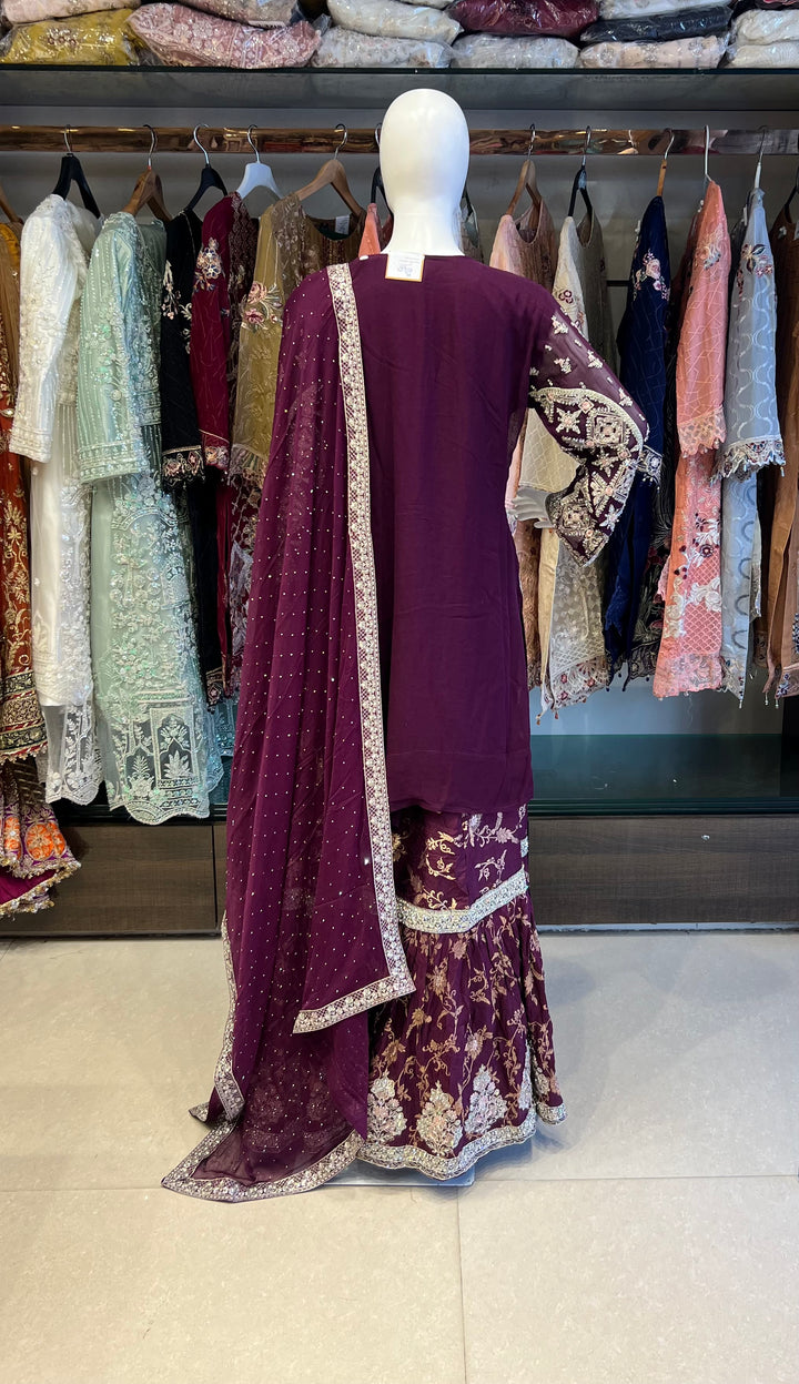 NOOR DESIGNER FARSHI SUITS - BRT06