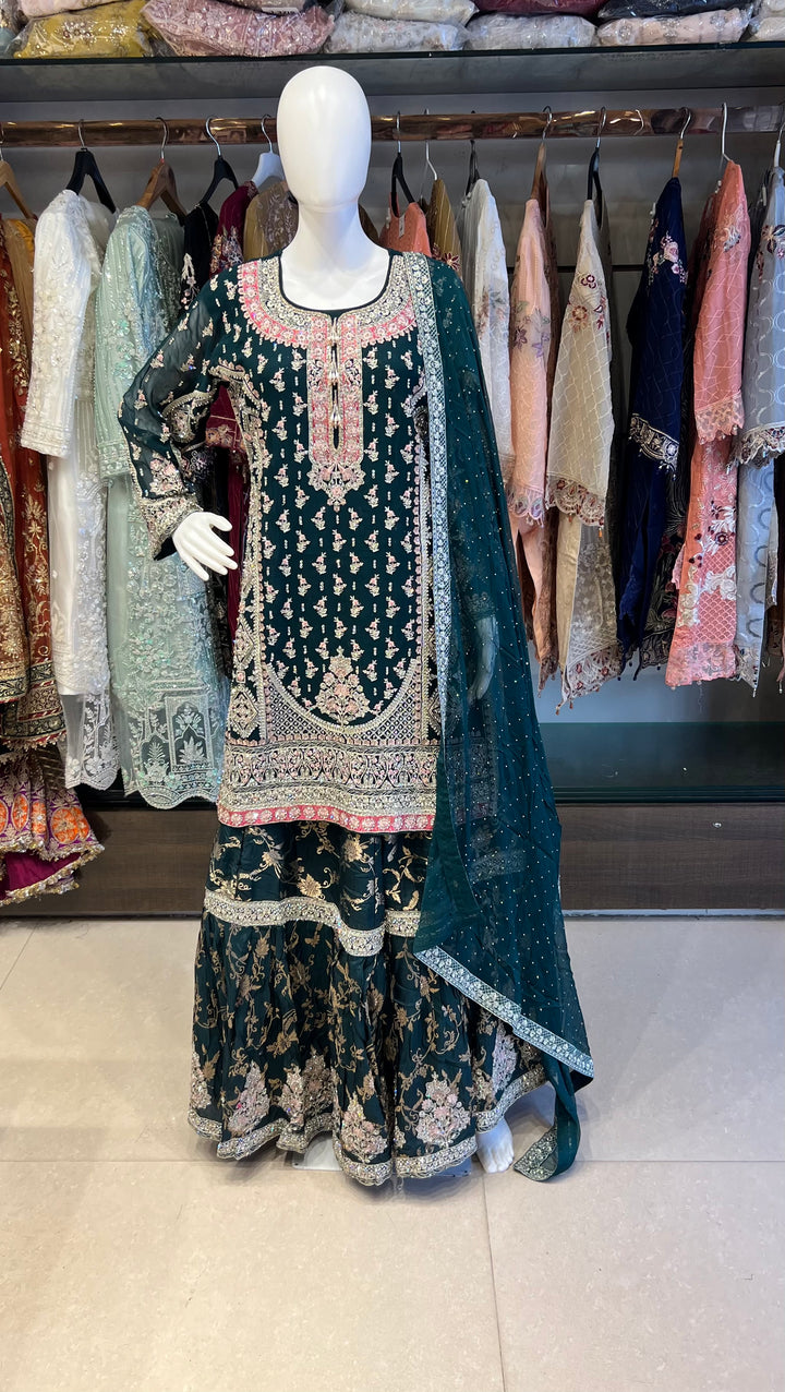 NOOR DESIGNER FARSHI SUITS - BRT06