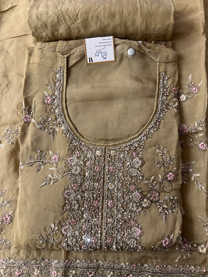 HAND WORK DESIGNER DRESS METERIAL - IKEJ31
