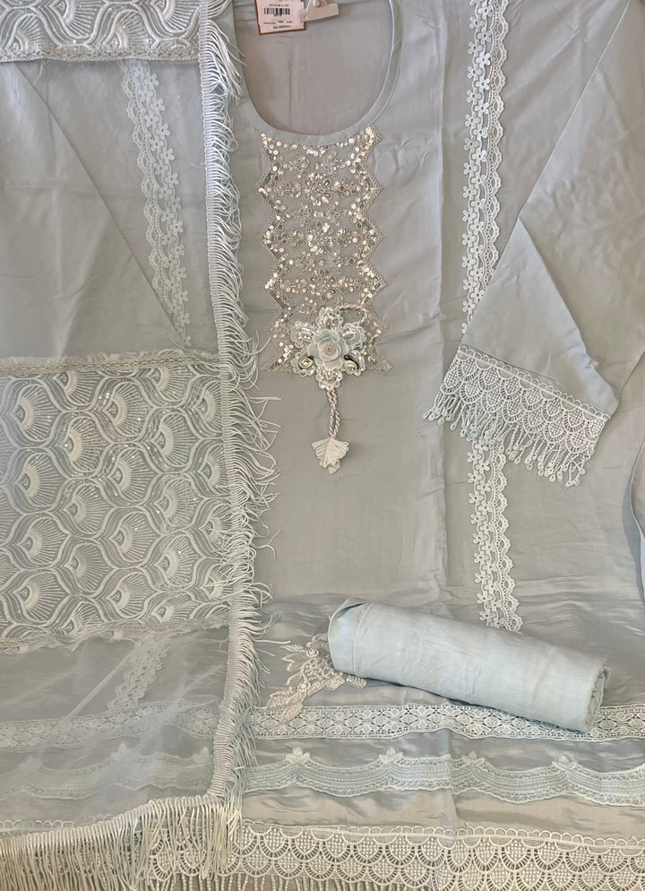 DESIGNER UNSTITCHED COTTON DRESS MATERIAL - BRT62