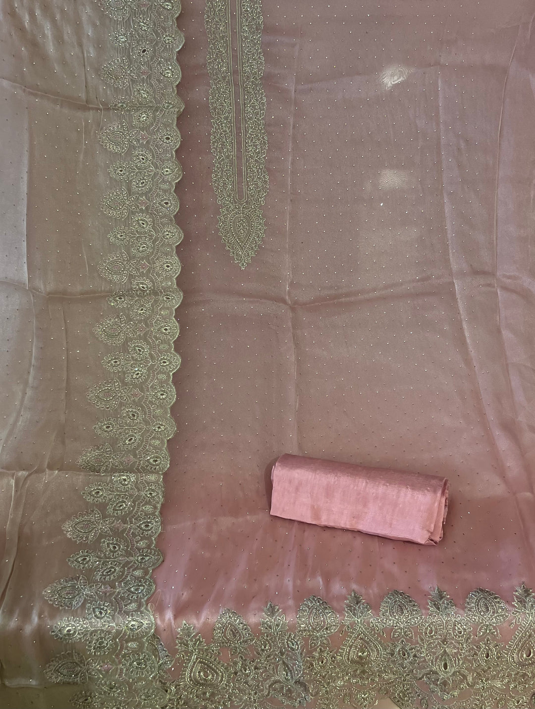 PINKY DESIGNER UNSTITCHED DRESS MATERIAL - BRT08