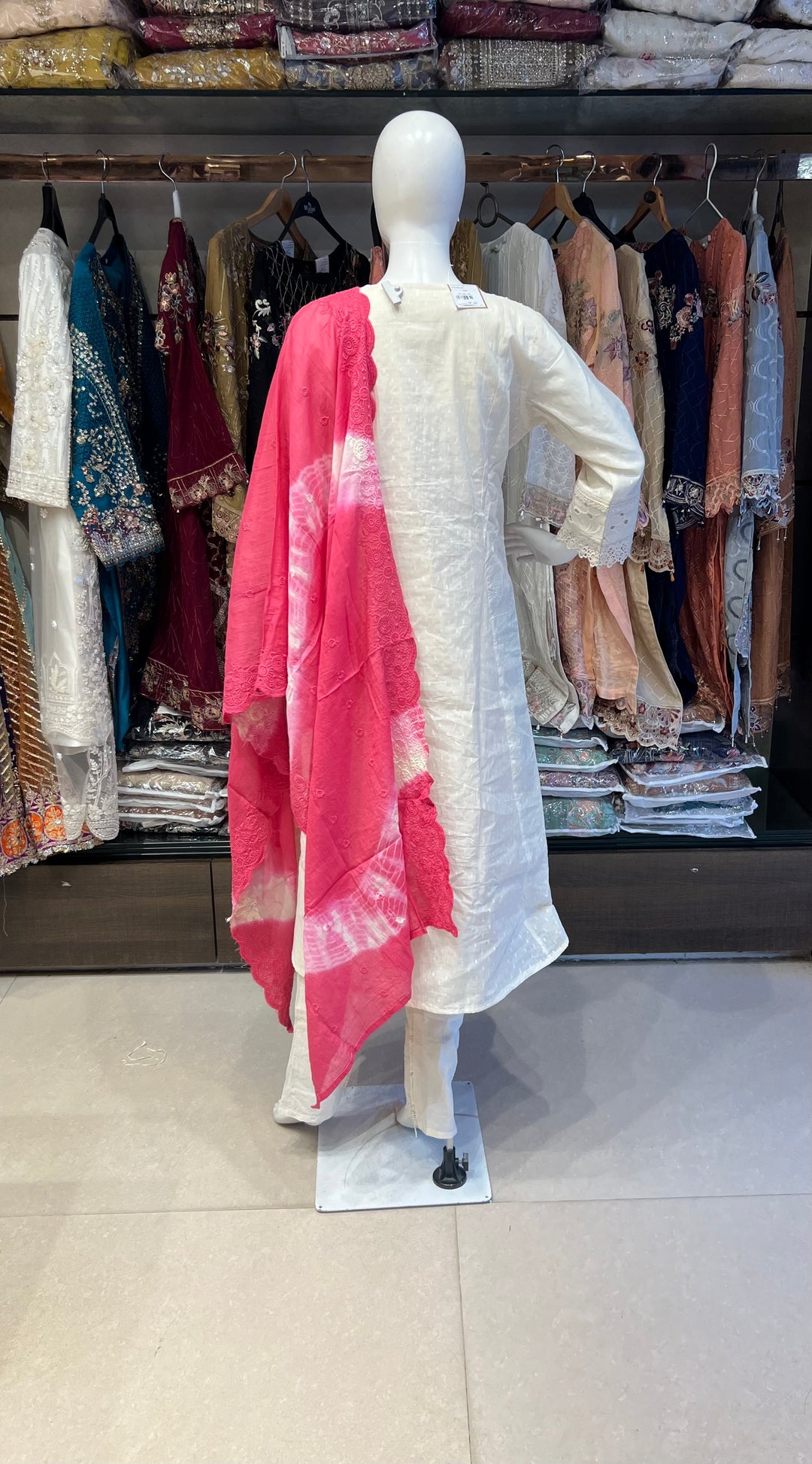 READYMADE DESIGNER ANARKALI COTTON SUIT - BRT78