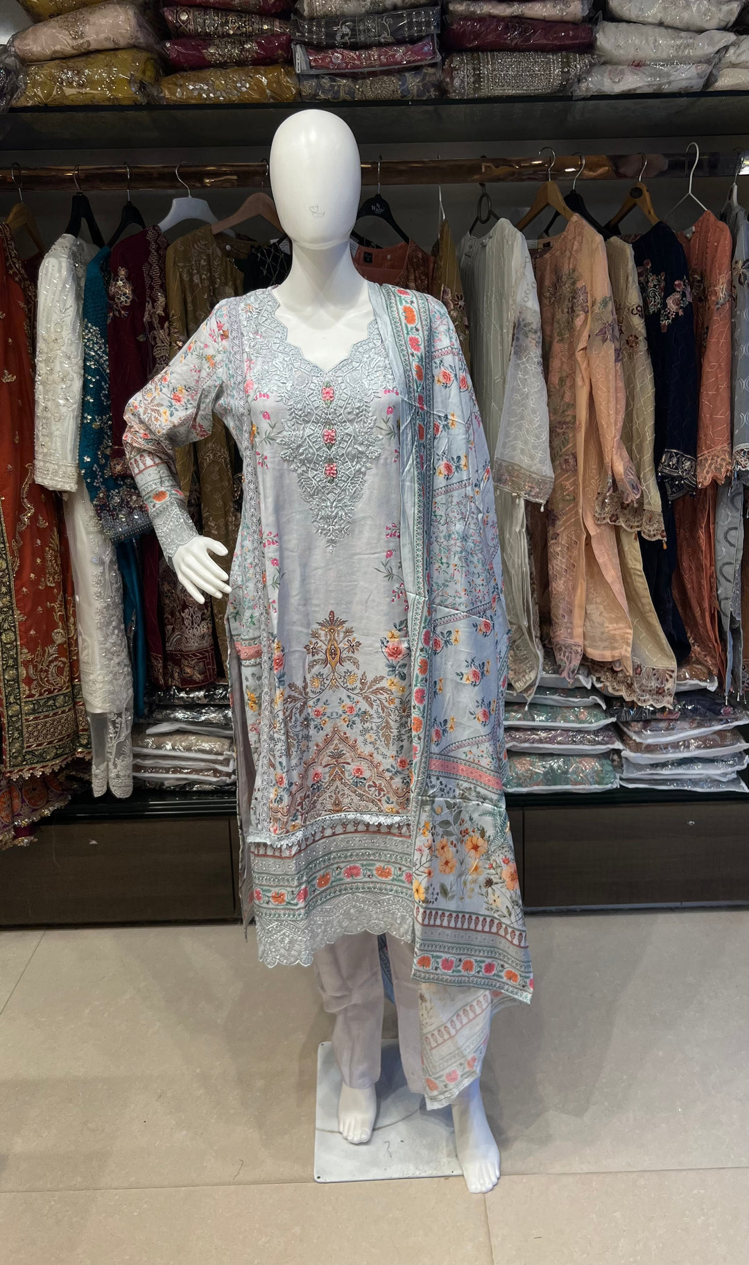 HOOR DESIGNER MUSLEEN SUIT - BRT39