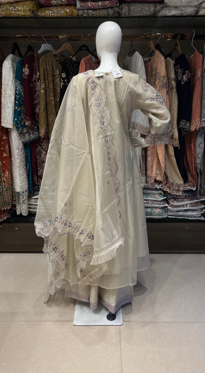 ANARKALI DESIGNER PAKISTANI ORGANZA SUIT- BRT00072
