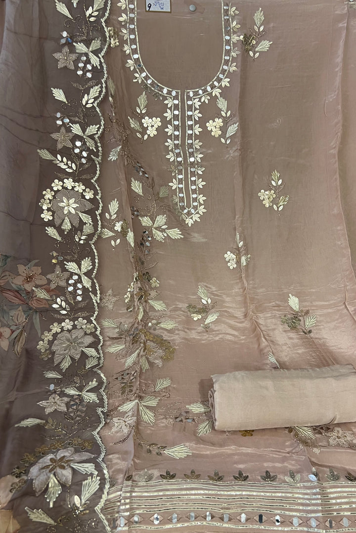 DESIGNER UNSTITCHED DRESS MATERIAL-MAMT06