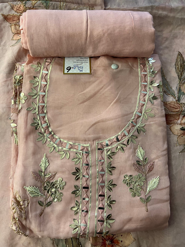 DESIGNER UNSTITCHED DRESS MATERIAL-MAMT06