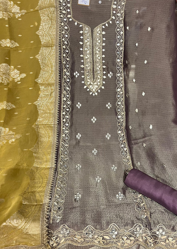 DESIGNER UNSTITCHED DRESS MATERIAL-MAMT04