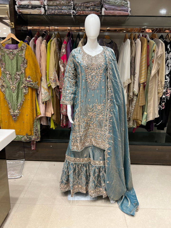KASHEESH DESIGNER SUIT - MZQ02