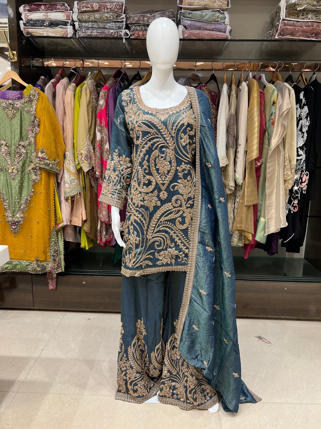 KASHEESH DESIGNER SUIT - MZQ03