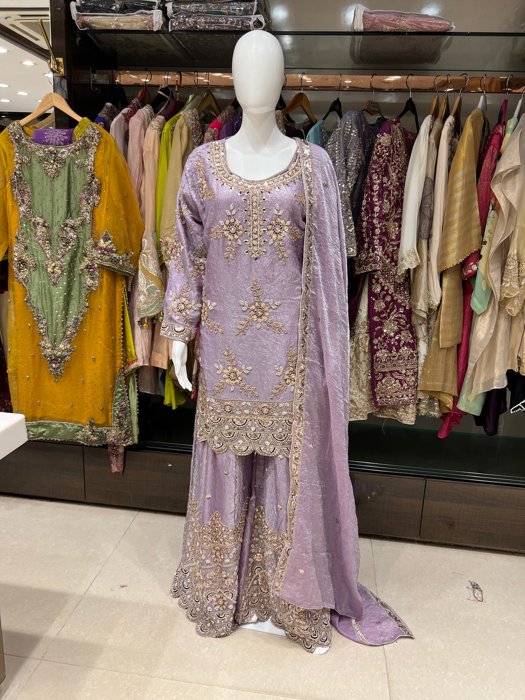 KASHEESH DESIGNER SUIT - MZQ06