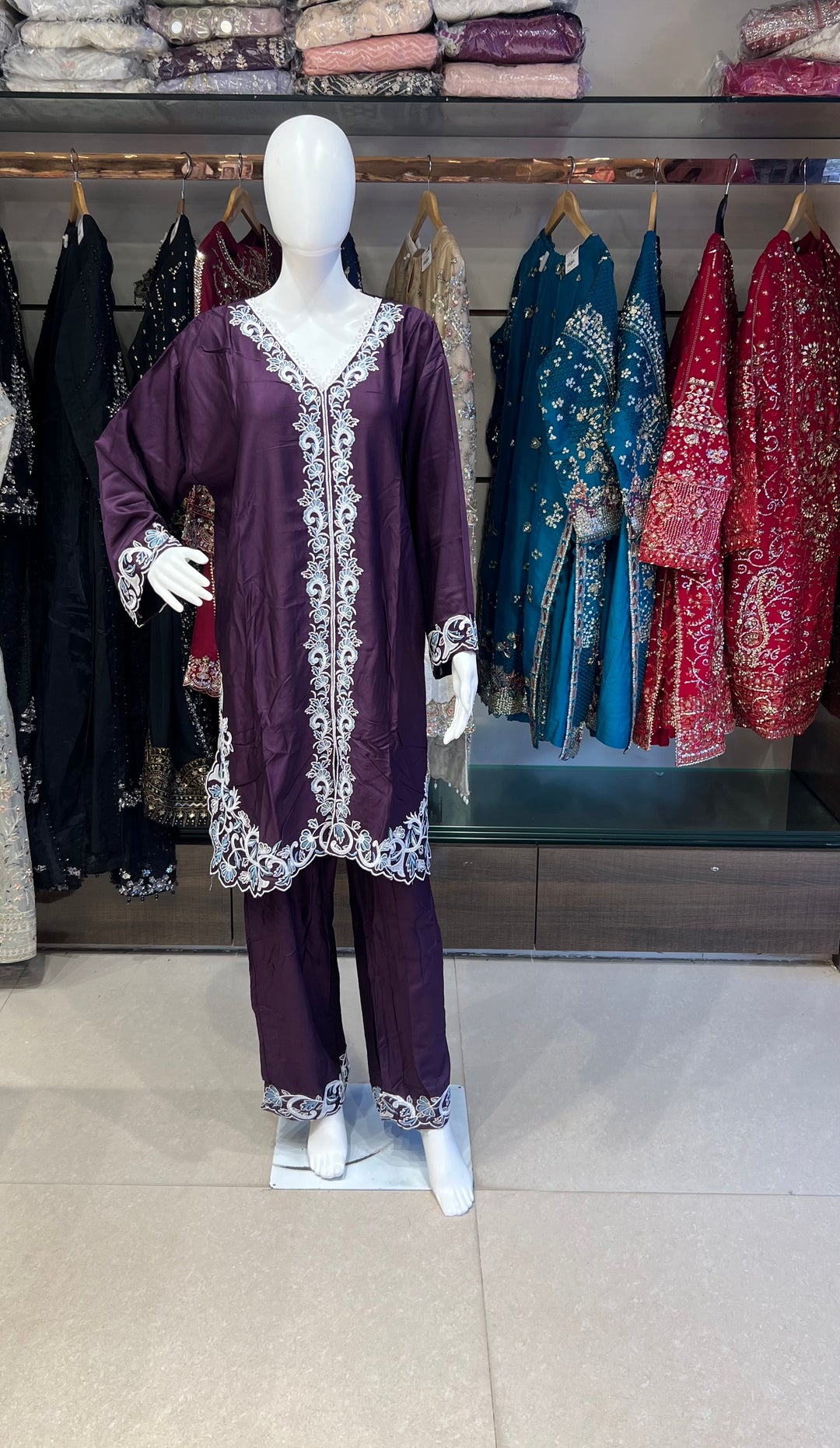 DESIGNER PLUS SIZE CO-ORD SET - IKMM10
