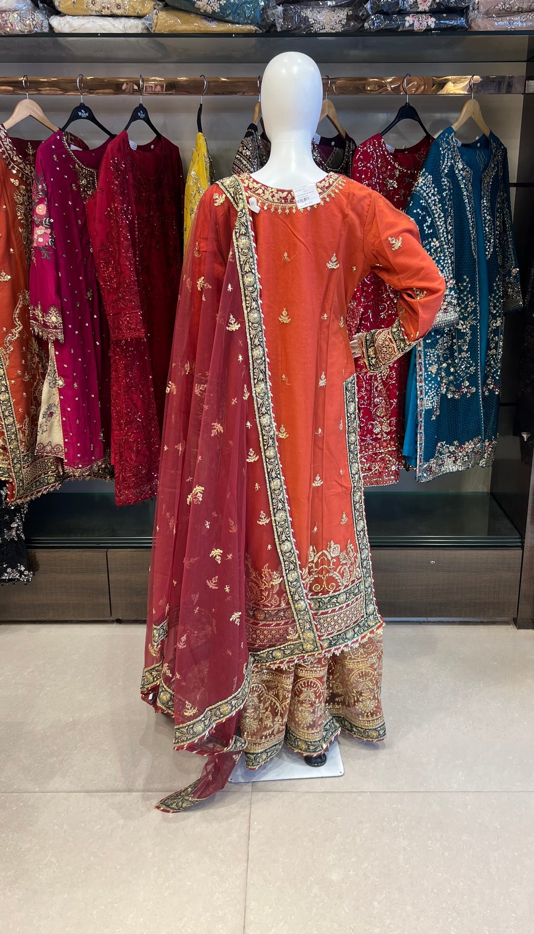 PAKISTANI HANDWORK DESIGNER SUIT - TMF01