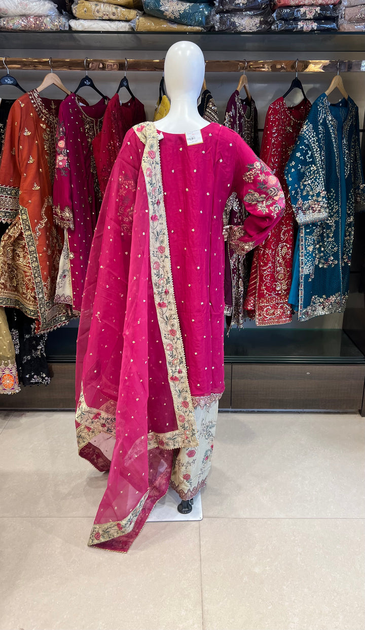 PAKISTANI HANDWORK DESIGNER SUIT - TMF01