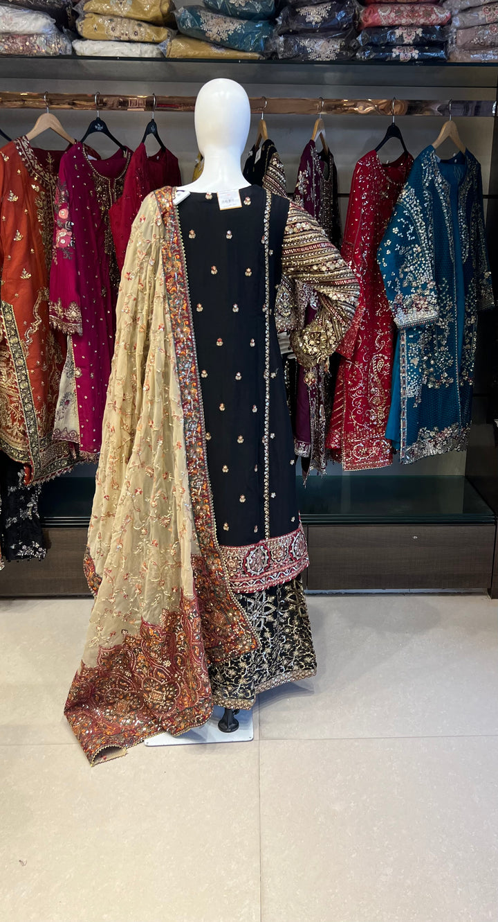 PAKISTANI HANDWORK DESIGNER SUIT - TMF01