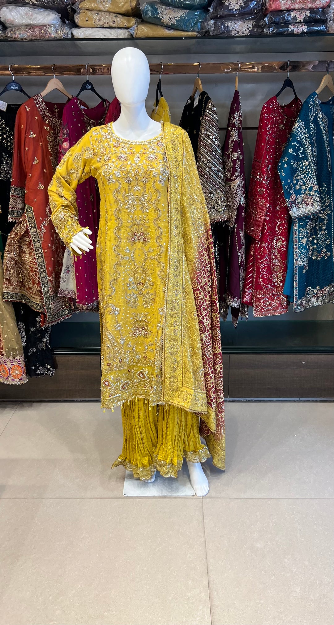 PAKISTANI HANDWORK DESIGNER SUIT - TMF01