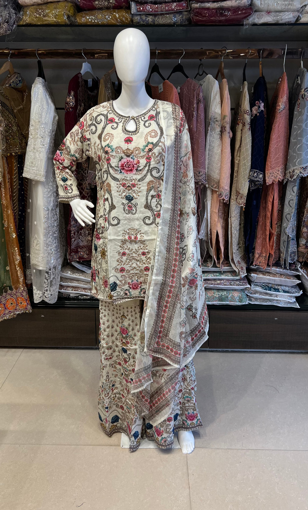 LILY DESIGNER PLAZO SUIT - BRT69