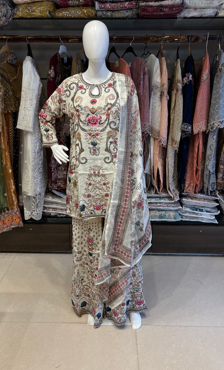 LILY DESIGNER PLAZO SUIT - BRT69