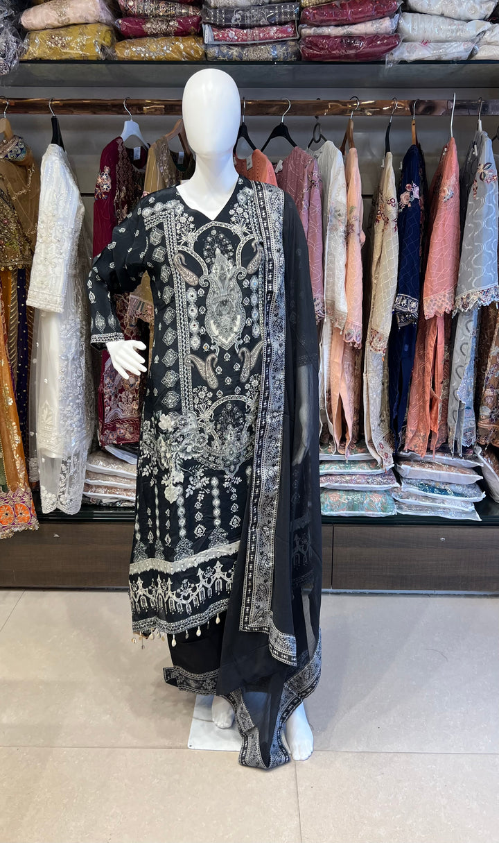 LAYL DESIGNER CREPE DRESS - BRT80