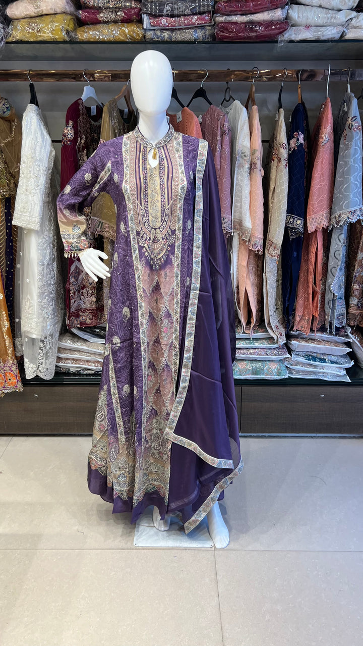 TARA DESIGNER CREPE DRESS - BRT96