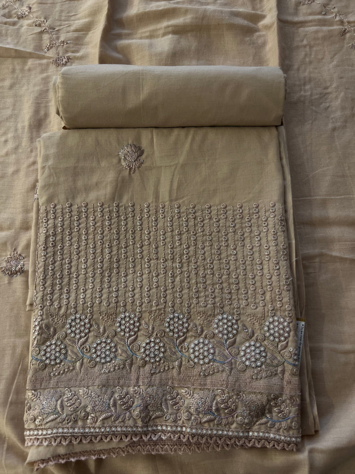 DESIGNER UNSTITCHED DRESS MATERIAL - INNA02