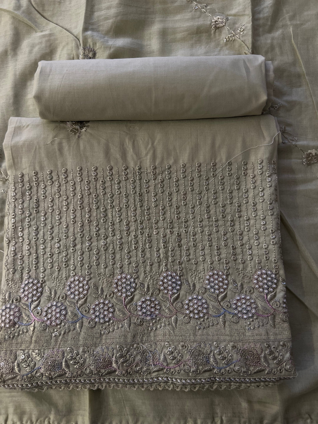 DESIGNER UNSTITCHED DRESS MATERIAL - INNA02