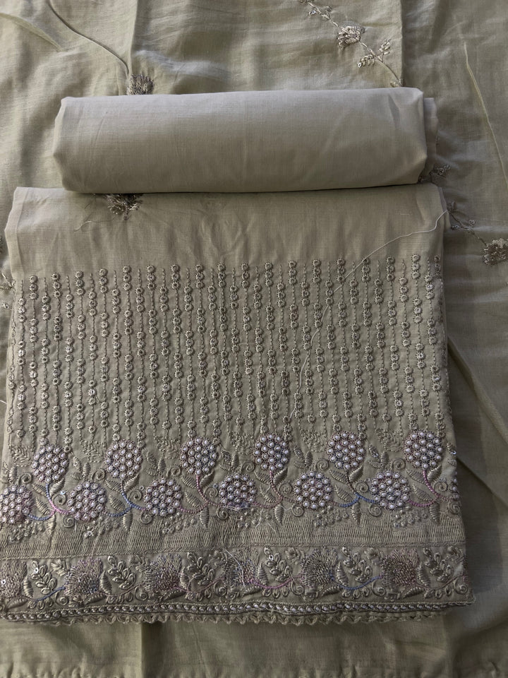 DESIGNER UNSTITCHED DRESS MATERIAL - INNA02