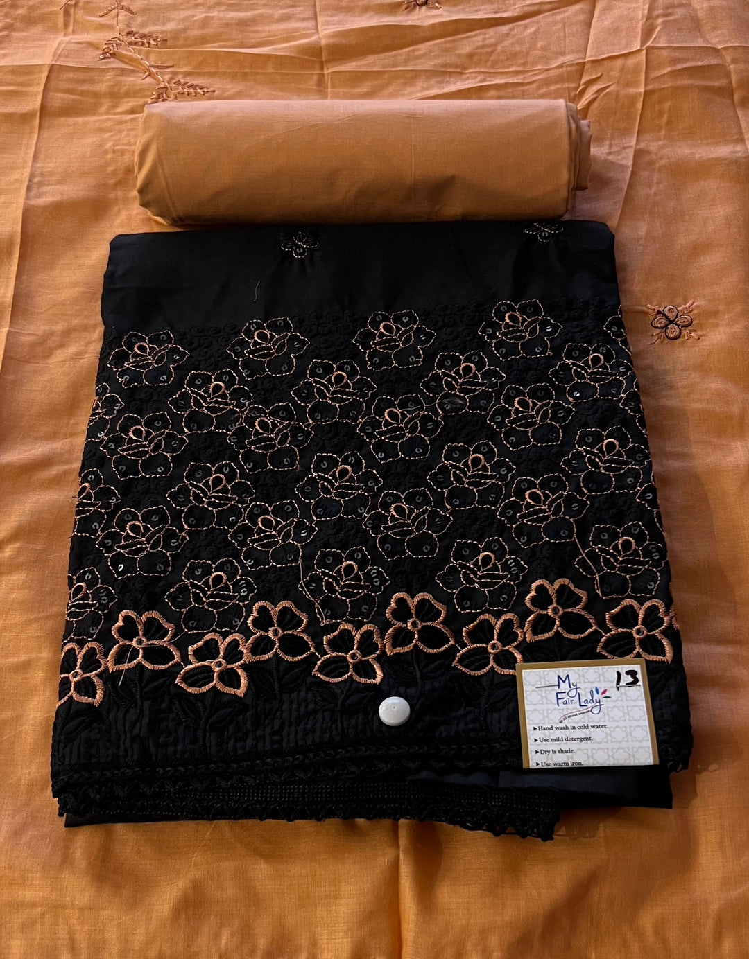 DESIGNER UNSTITCHED DRESS MATERIAL - INNA08