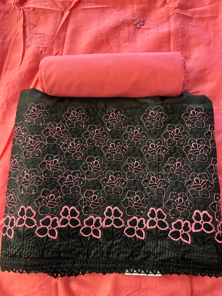 DESIGNER UNSTITCHED DRESS MATERIAL - INNA08