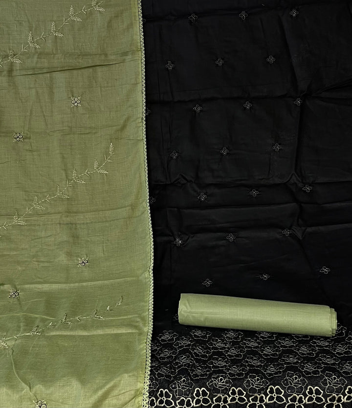 DESIGNER UNSTITCHED DRESS MATERIAL - INNA08