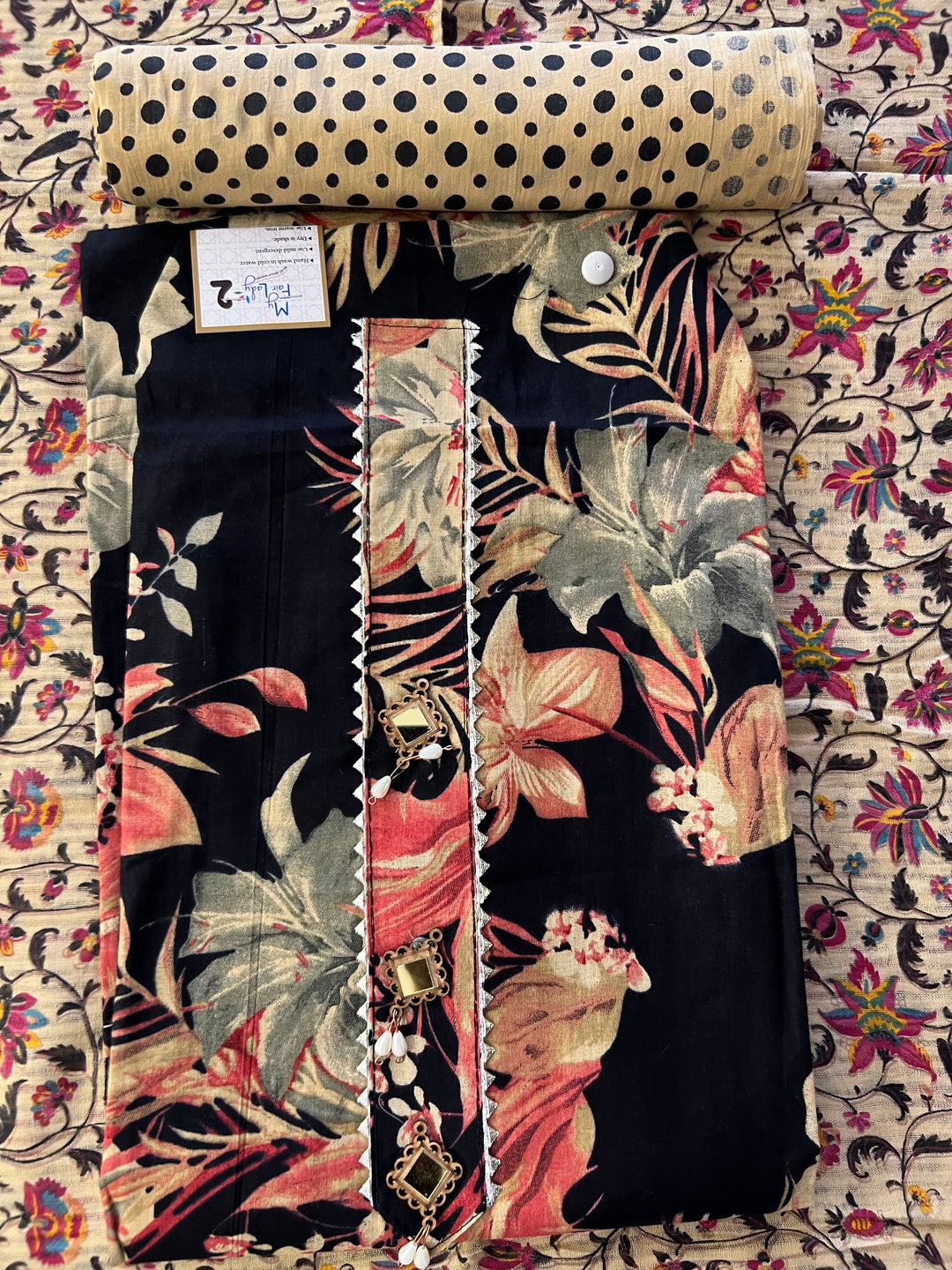 KUSHI DESIGNER UNSTITCHED DRESS MATERIAL-IKDD02